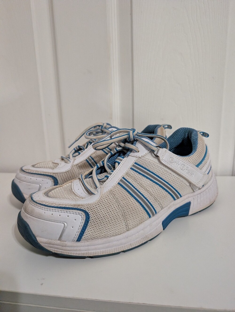 Orthofeet Womens Shoes Blue Tahoe Sneakers Orthopedic Comfort 910 Size 9